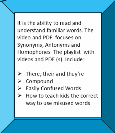 Vocabulary Development